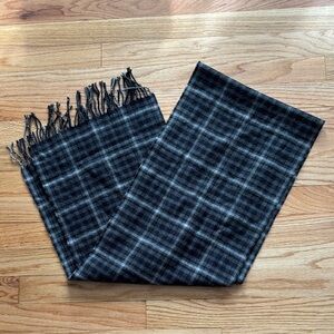 Men's Scarf - Grey Plaid